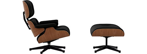Vitra lounge chair ottoman - vitra,